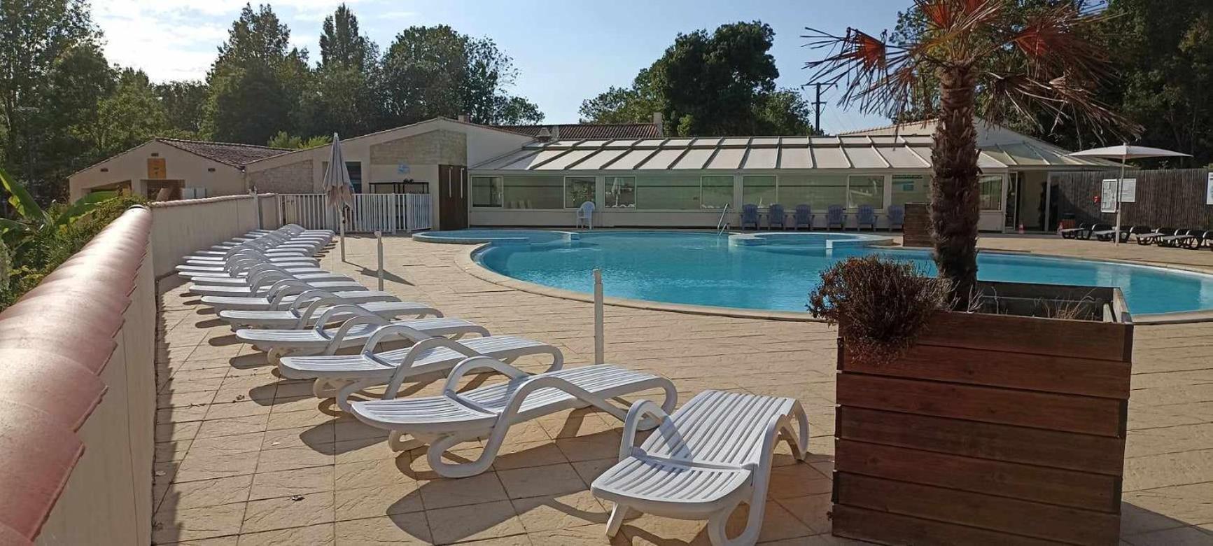 Mobilhome L'Oasis Camping Le Clos Cottet Angles  Exterior foto